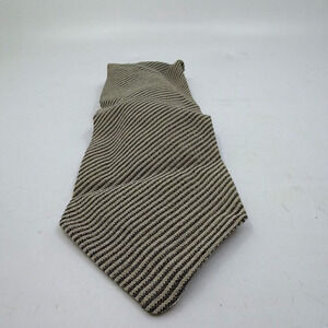 Giorgio Armani Striped Beige Woven Fabric Tie